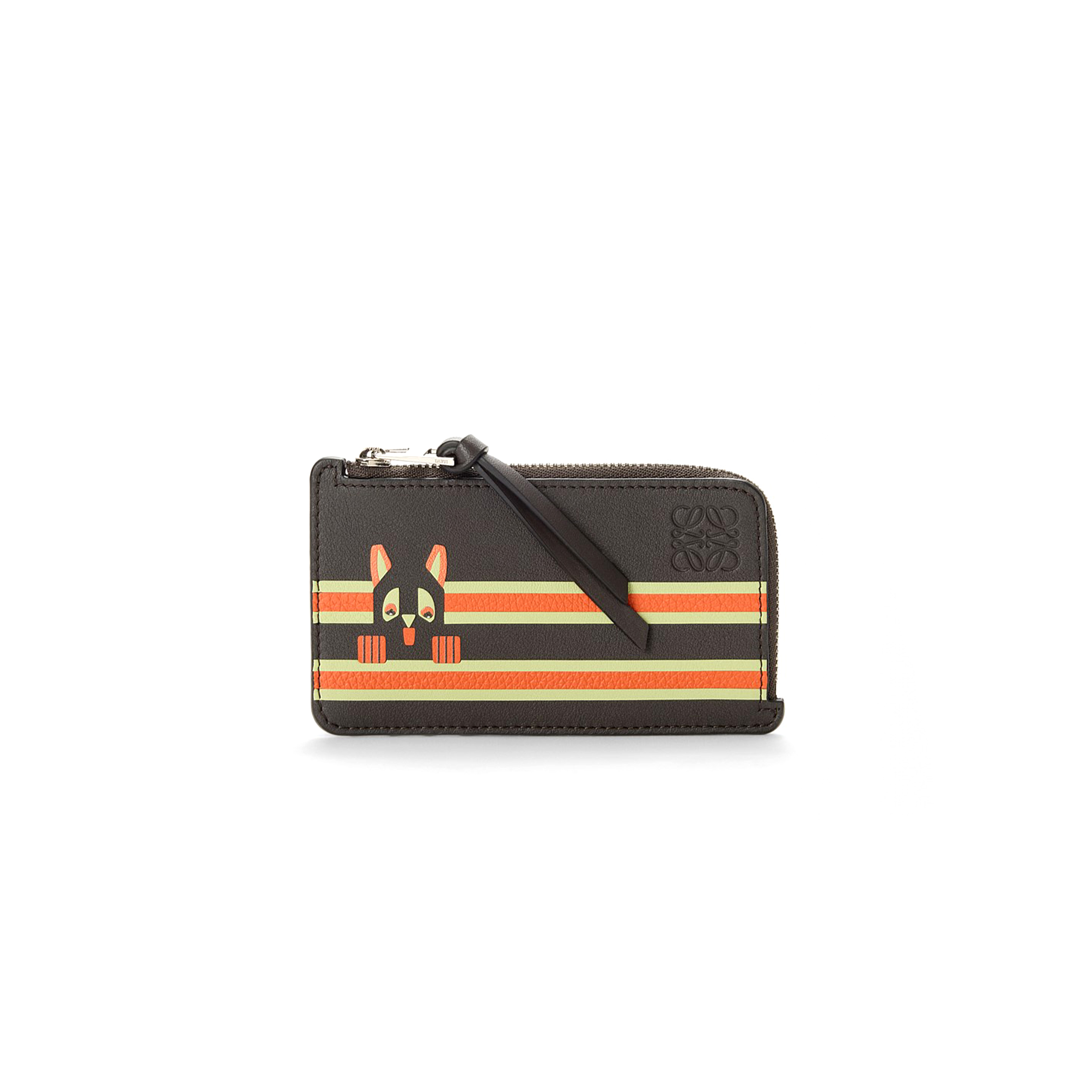 L0ew* CATS COIN CARDHOLDER IN CLASSIC CALFSKIN C643Z40XAA (13*7.5cm)